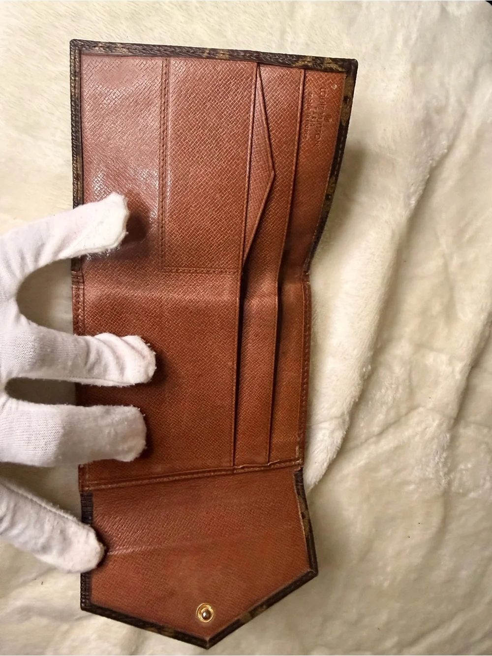 Louis Vuitton Monogram Elise double sided snap Wallet